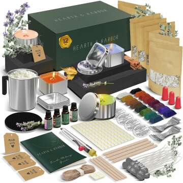 Hearth & Harbor Soy Candle Making Kit - Fun for All Ages!