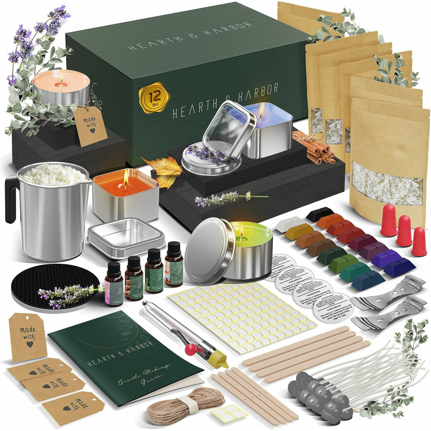 Soy Candle Making Kit for Beginners and Families