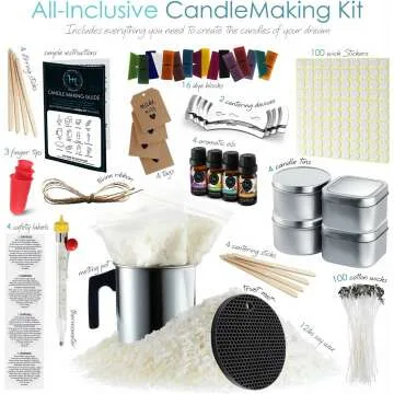 Soy Candle Making Kit for Beginners and Families