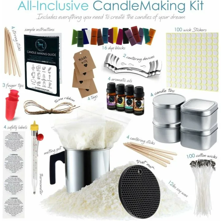 Soy Candle Making Kit for Beginners and Families