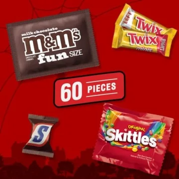 Halloween Candy Variety Pack 60 Ct - M&M's, TWIX & More
