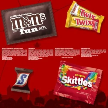 Halloween Candy Variety Pack 60 Ct - M&M's, TWIX & More