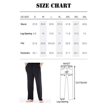 GYS Men's Comfy Bamboo Pajama Pants - Perfect for Relaxing