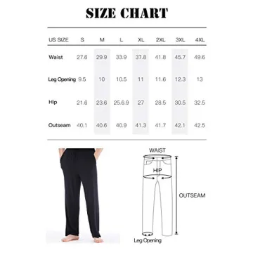 GYS Men's Comfy Bamboo Pajama Pants - Perfect for Relaxing