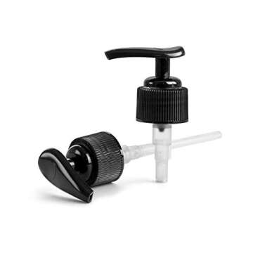 Waterproof 16oz Empty Bottles with Pump Dispenser Set of 6