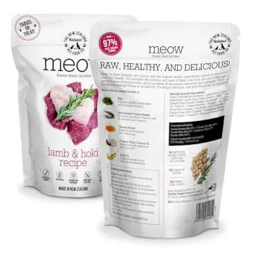 The New Zealand Natural Pet Food Co. Meow Freeze Dried Cat Food - Lamb & Hoki Recipe, 1.76 oz