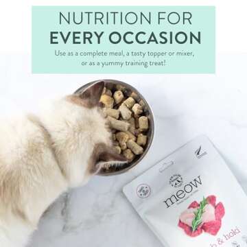 High Protein Freeze Dried Cat Food - Lamb & Hoki