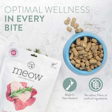 High Protein Freeze Dried Cat Food - Lamb & Hoki