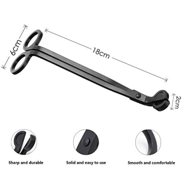 Durable Madala Candle Wick Trimmer for Safe Cleaning