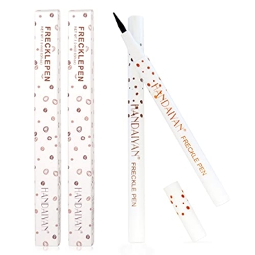 Freckle Pen 4 Colors Available, Natural Lifelike Freckle Makeup Pen, Waterproof Long Lasting Quick D...