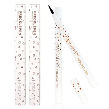 Freckle Pen 4 Colors Available, Natural Lifelike Freckle Makeup Pen, Waterproof Long Lasting Quick D...