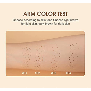 Freckle Pen 4 Colors Available, Natural Lifelike Freckle Makeup Pen, Waterproof Long Lasting Quick Dry - Light Brown, Natural Coffee, Chestnut, Dark Brown