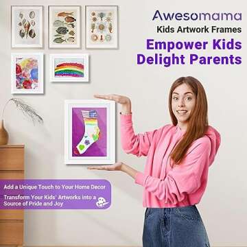 Awesomama Kids Artwork Frames - Stylish and Practical Display Solution