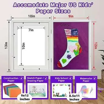 Awesomama Kids Artwork Frames - Stylish and Practical Display Solution
