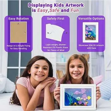 Awesomama Kids Artwork Frames - Stylish and Practical Display Solution