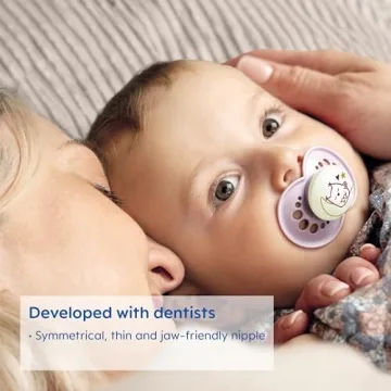 MAM Night Pacifiers 0-6 Months Glow in the Dark Comfort