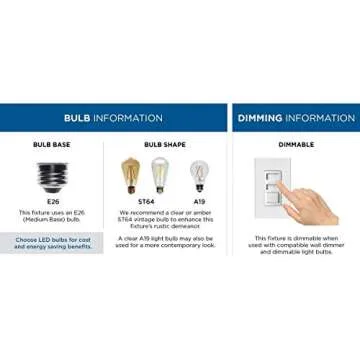 Penn Collection 1-Light Clear Glass Farmhouse Pendant Light Natural Brass