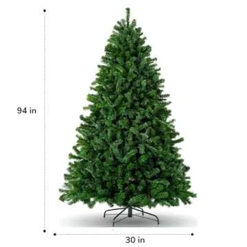 Seasonal Expressions 7.5 Ft. Premium 1480 Tips Extra Full Spruce Artificial Holiday Christmas Tree f...