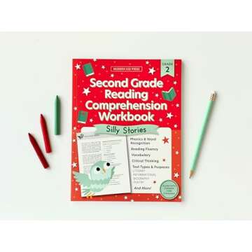 The 2nd Grade Reading Comprehension Workbook for Kids: Silly and Engaging Stories, Biographies, Poet...