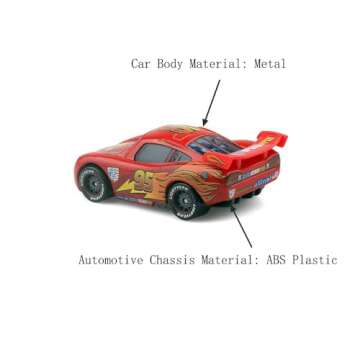 MYJJTYS Movie Car McQueen and His Friends Metal Die Casting Toy Car 1:55 Car Toy for Age 3+ (5 Pack)