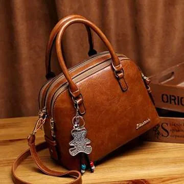 Trendy Designer Leather Crossbody Bags for Women