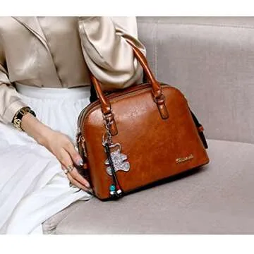Trendy Designer Leather Crossbody Bags for Women
