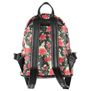 Loungefly Disney Beauty And The Beast Belle Roses Mini Backpack