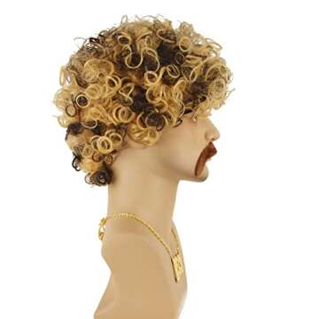 FATMAUI Afro Wig for 70s Costume and Halloween Fun
