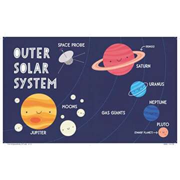 Engaging Space Vocabulary Book for Babies and Toddlers