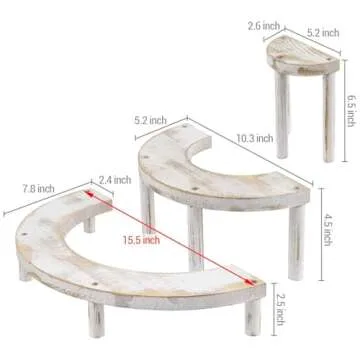 Wooden Display Stand Riser for Perfume and Cupcakes