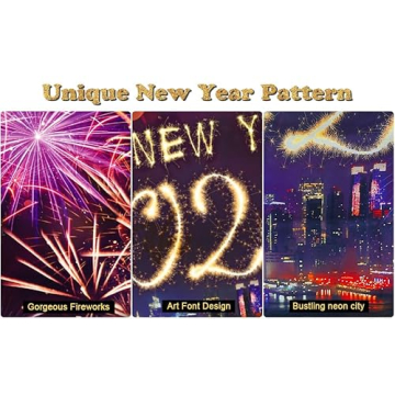 Colorful New Years Backdrop for 2024 Celebrations