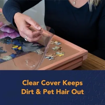 Bits and Pieces 1000 pc Puzzle Table with Cover and Storage