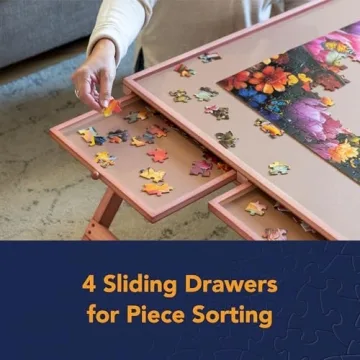 Bits and Pieces 1000 pc Puzzle Table with Cover and Storage