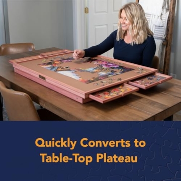 Bits and Pieces 1000 pc Puzzle Table with Cover and Storage