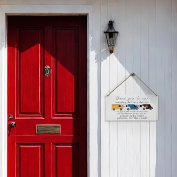 Thank You to Our Amazing Delivery Driver Wooden Sign