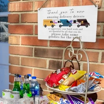 Thank You to Our Amazing Delivery Driver Wooden Sign