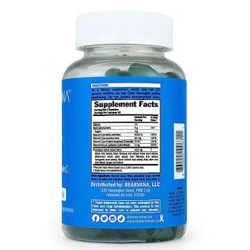 BEARVANA Bum Support Gummies for Women | Workout Enhancement | Berry Flavored | Multivitamins | Natu...