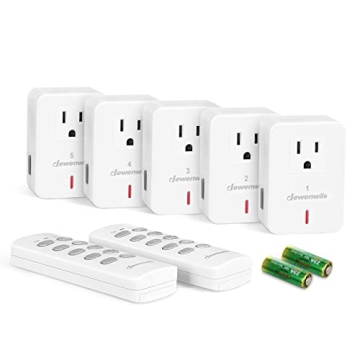 DEWENWILS Remote Control Outlet Plug Kit – Easy and Compact