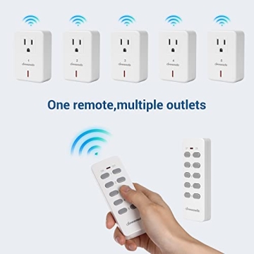 DEWENWILS Remote Control Outlet Plug Kit – Easy and Compact