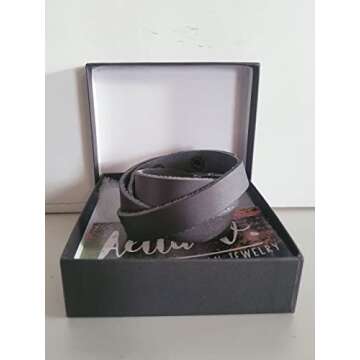 Espresso/Leather Wrap Bracelet/Joanna Gaines Fixer Upper Style / .5"x24" / Adjustable