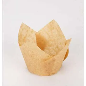 GOLDEN APPLE Tulip Cupcake Liners - 200 Premium Baking Cups