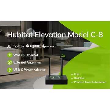 Hubitat Elevation C-8 Home Automation Hub - Smart Control for Home