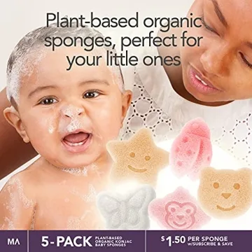 Konjac Baby Bath Sponges - Cute Shapes for Kids