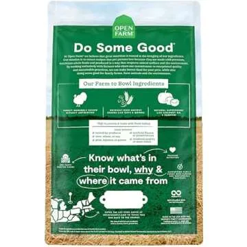 Open Farm, Ancient Grains Dry Dog Food, Protein-Rich & Nutrient Dense, 90% Animal Protein Mixed with Non-GMO Fruits, Veggies and Superfoods, Homestead Turkey Recipe, 22lb Bag