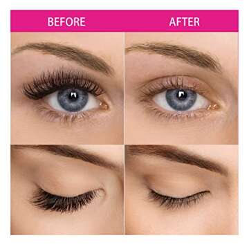 CALAILIS Lash Glue Remover, Eyelash Remover for Lash Extensions Lash Adhesive Remover Eyelash Glue Remover for False Eyelashes, Gentle Soothing Non-Irritating Eye Cleanser, Oil, 5g