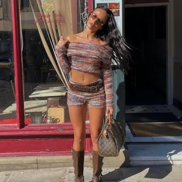 Molilove Women’s Stylish 2 Piece Sweater Sets