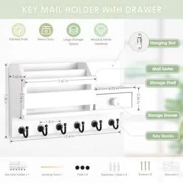 VIS'V Wall Mount Key Holder - Stylish & Functional