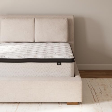 Signature Design by Ashley Queen Size Chime 12 Inch Medium Firm Hybrid Mattress with Cooling Gel Mem...