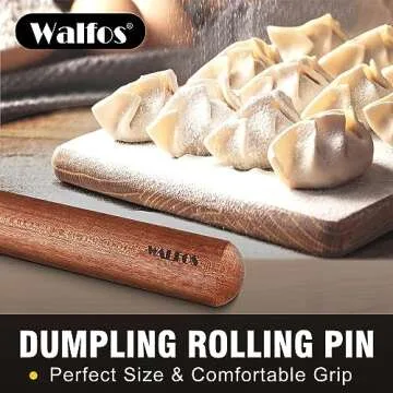 Walfos Mini Rolling Pin Set for Easy Baking Tasks
