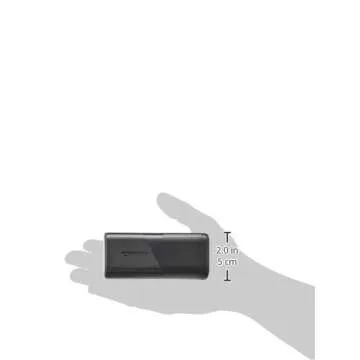 Amazon Basics Ultra-Portable Charger Power Bank Battery, USB-A, 10000mAh, Black